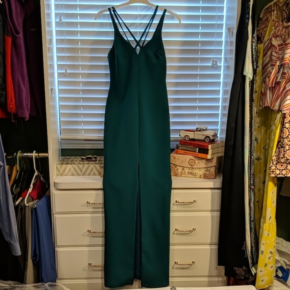 Likely Sexy Column Crisscross Evening Gown - Picture 3 of 8